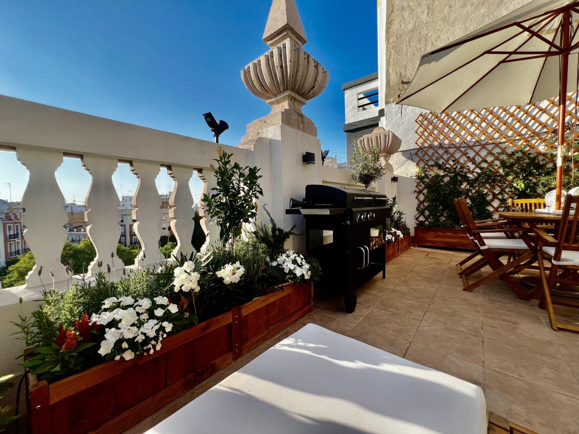 Luxury Penthouse Center Appartement Valencia Bagian luar foto